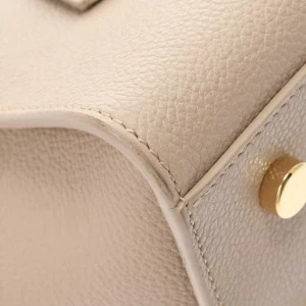 Saint Laurent Downtown Baby Beige Grain Leather Handbag - Picture 5 of 9